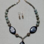 Jasper Necklace and Earrings
