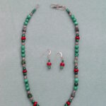 Christmas Necklace and Earrings