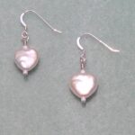 Pearl Heart Earrings