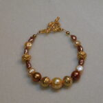 Pearl and Gold Bracelet
